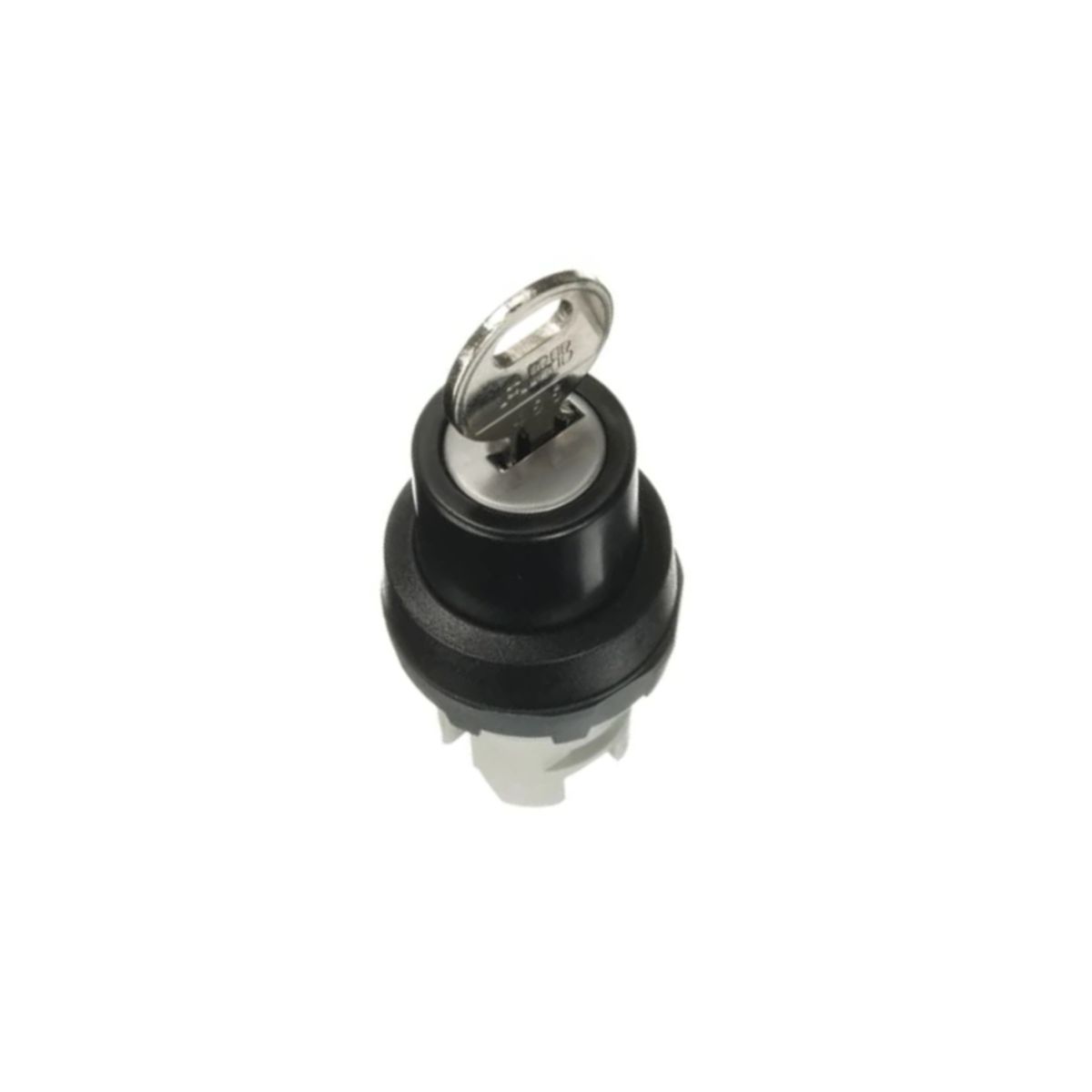 Comutador Yale 2Pos C/Retenção Aro Preto C/Chave Removida 2 Posições - Abb