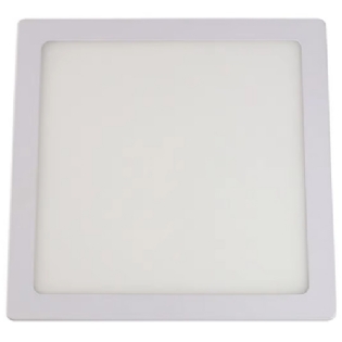 Luminária Painel Led Embutir Quadrado Branco 6W Bivolt 6500K Luz Branca 410Lm - Bronzearte