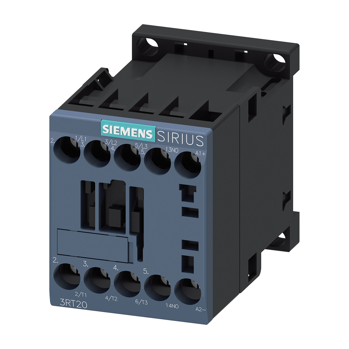 Contator Potência Tripolar 9A 24Vcc 1Na 3RT20161BB41 - Siemens