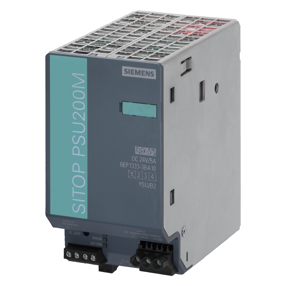 Fonte Sitop Psu200M 24Vcc/5A 120/230Vca 230/500V Mono/Bifasico 6EP13333BA10 - Siemens