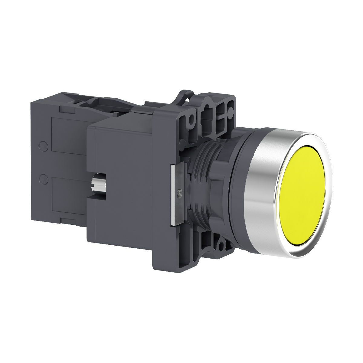 Botão Plástico Faceado Impulsão 1Na Iluminado Led 24Vca/Cc 22mm XA2EW35B1 - Schneider Electric