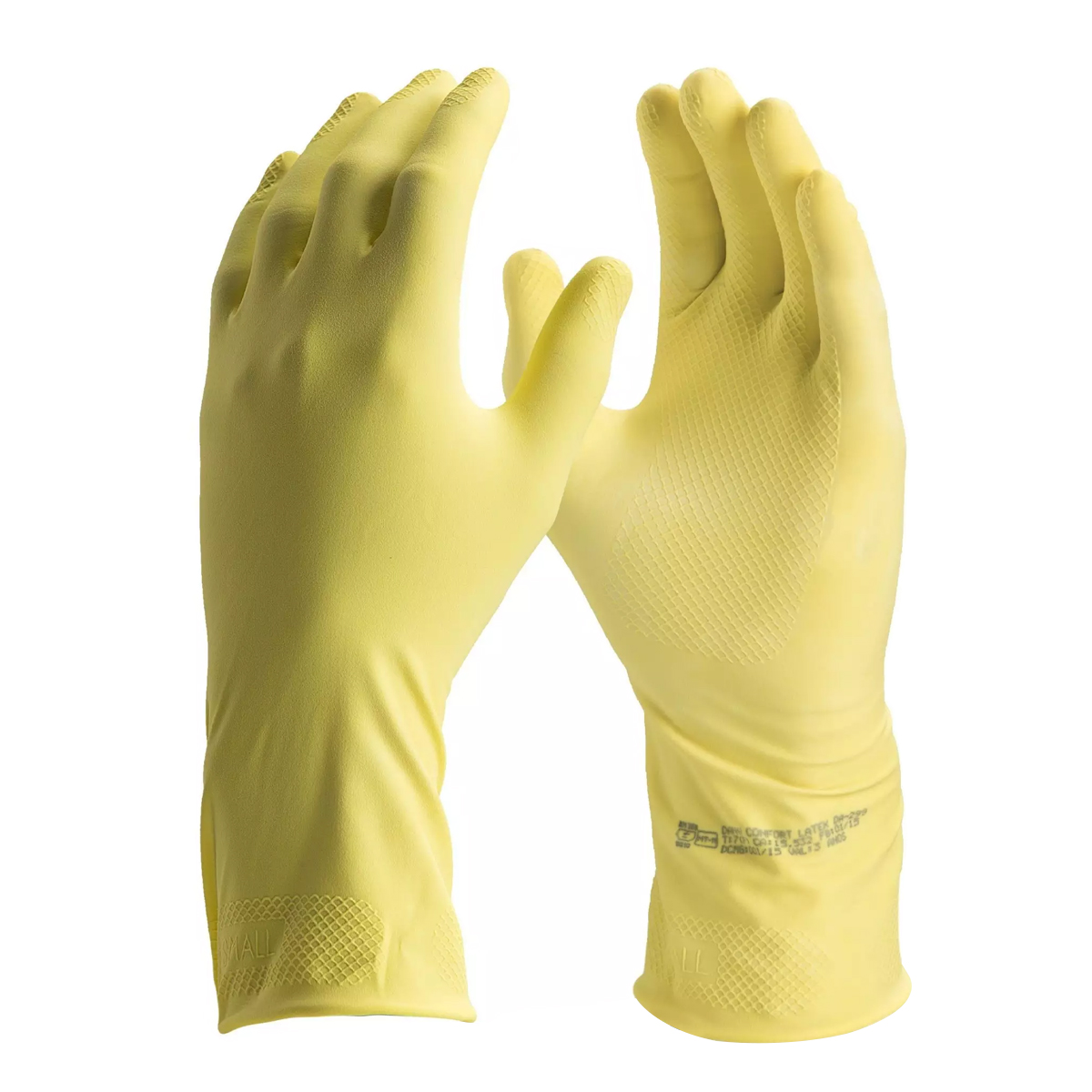 Luva Proteção Confort Grande Antiderrapante Amarela Ca-15532 - Danny