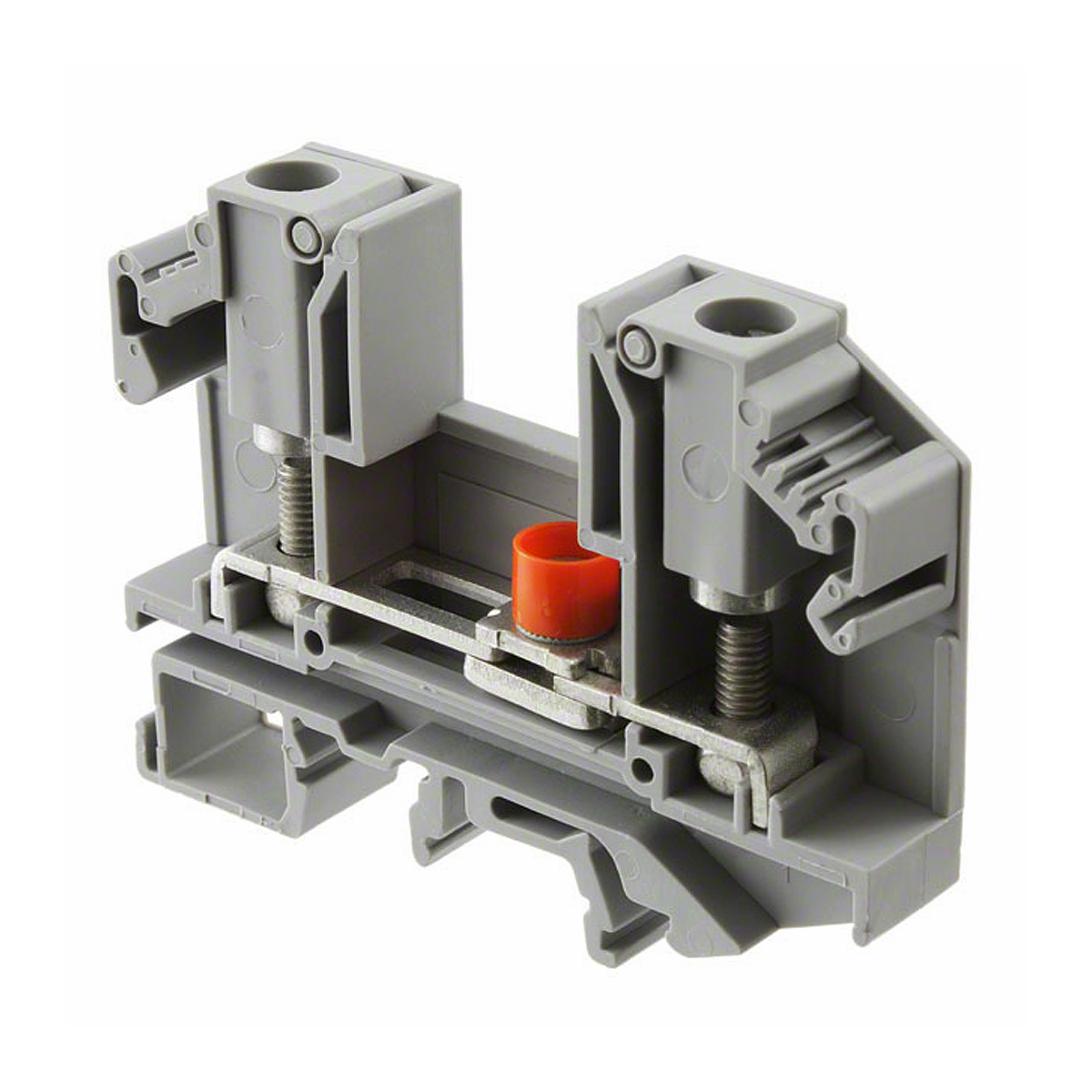 Conector Borne Passagem Seccionador 2 Conexões 6,00mm 800V Cinza OTTA 6-T - Phoenix