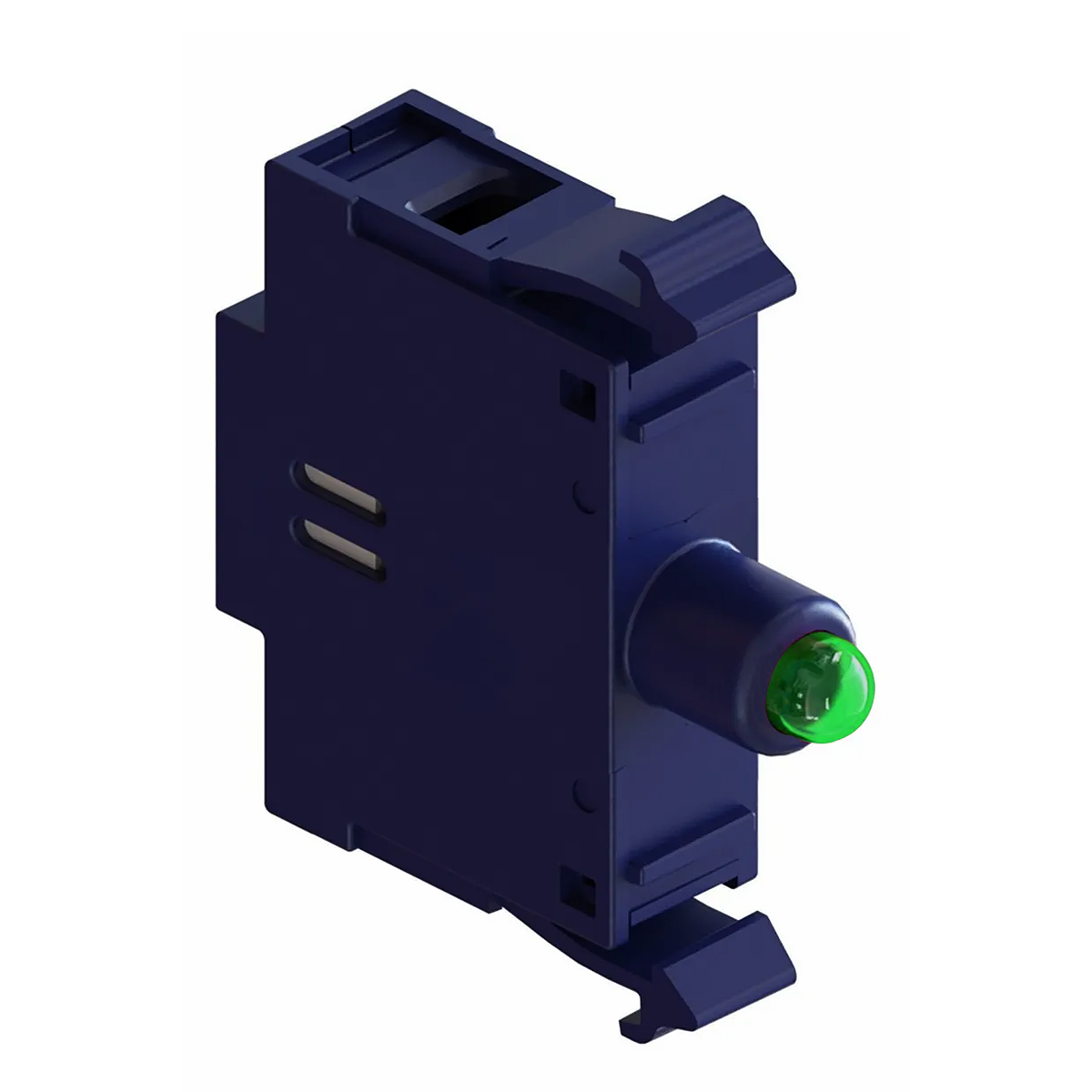 Bloco Contato Iluminado Led Para Botão Sinaleiro 24Vca/Cc Verde CSW-BIDLF-2E26 - WEG