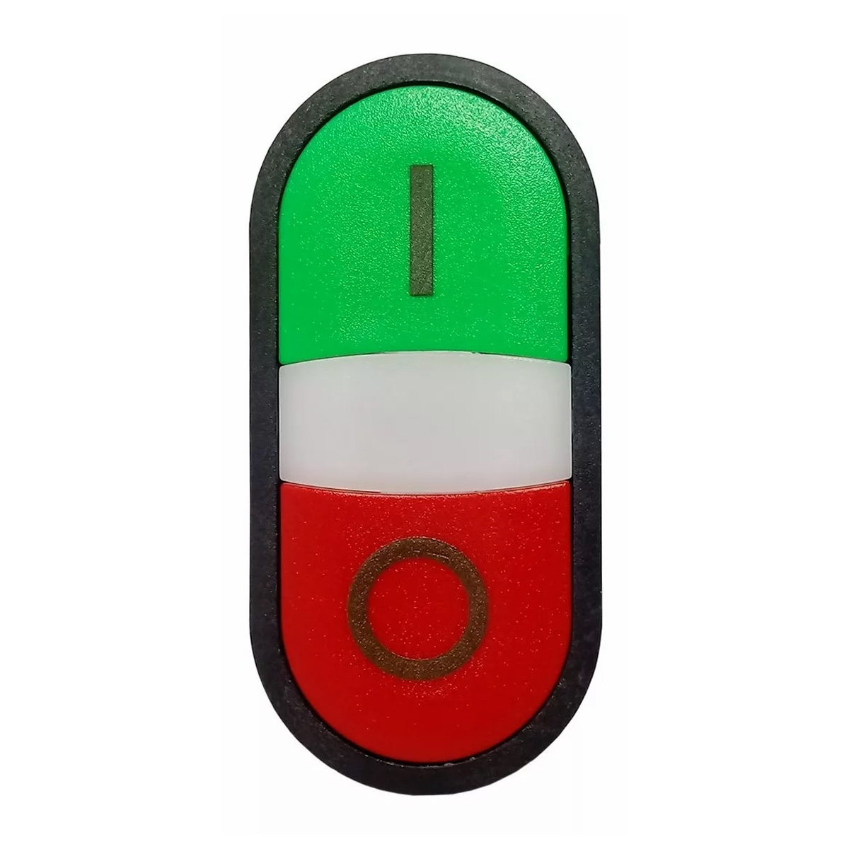 Botão Comando Duplo Iluminado 1Na+1Nf 24Vca/Cc Com LED CSW-BD-11000000-FE261-3VF - WEG