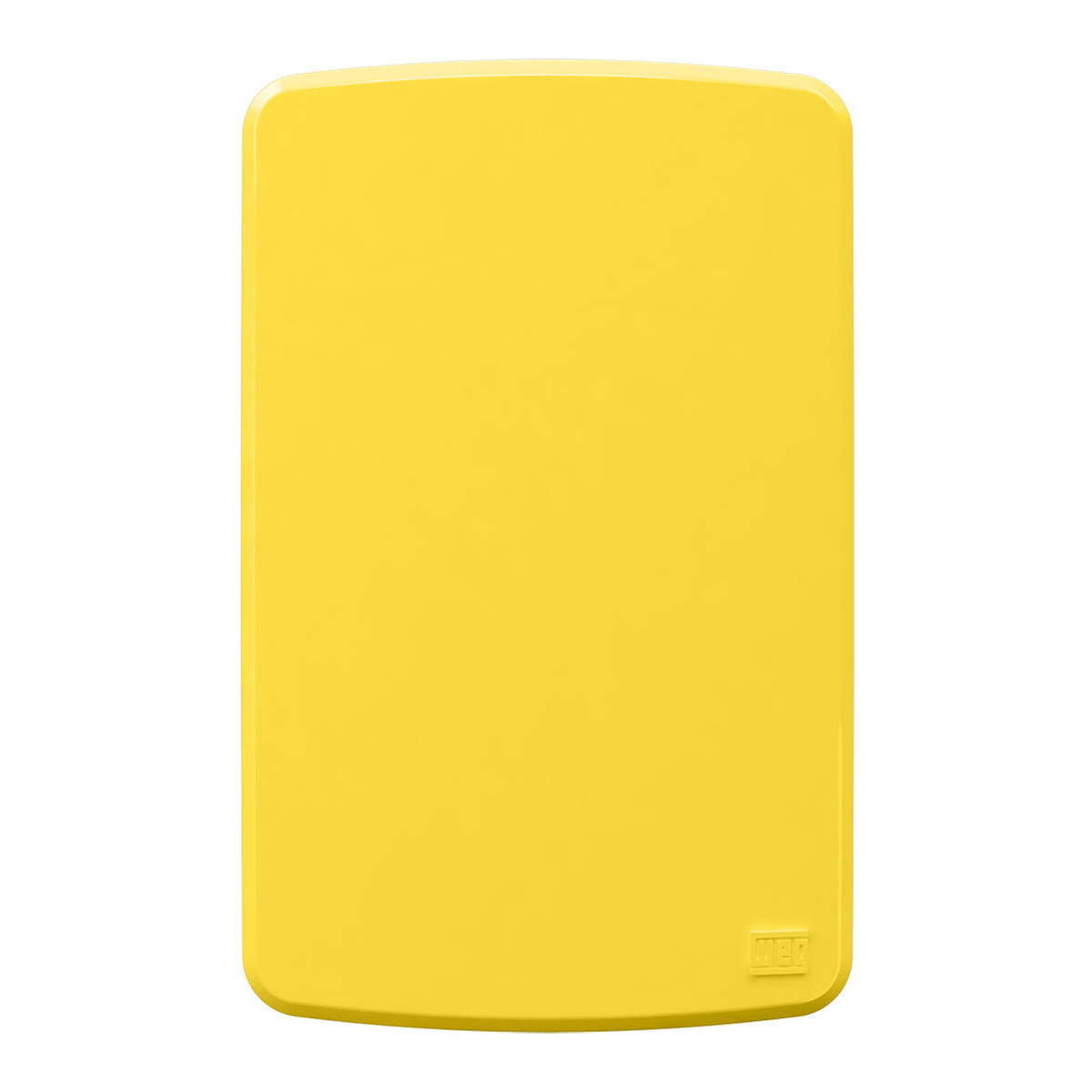 Placa Acabamento 4x2 Cega Amarelo Plástico Composé 13207292 Weg