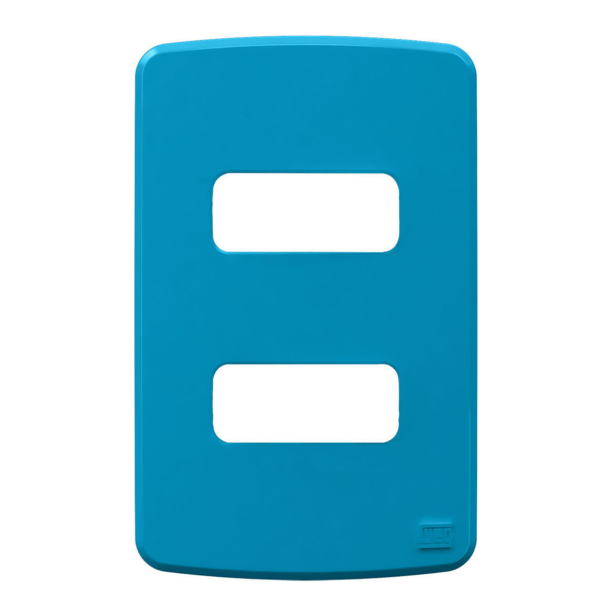 Placa Acabamento 4x2 2 Postos Separados Azul Plástico Composé 13207327 Weg