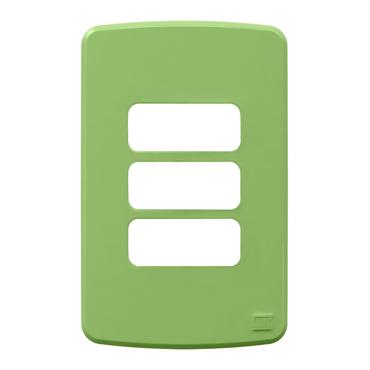 Placa Acabamento 4x2 3 Postos Verde Composé 13207599 Weg