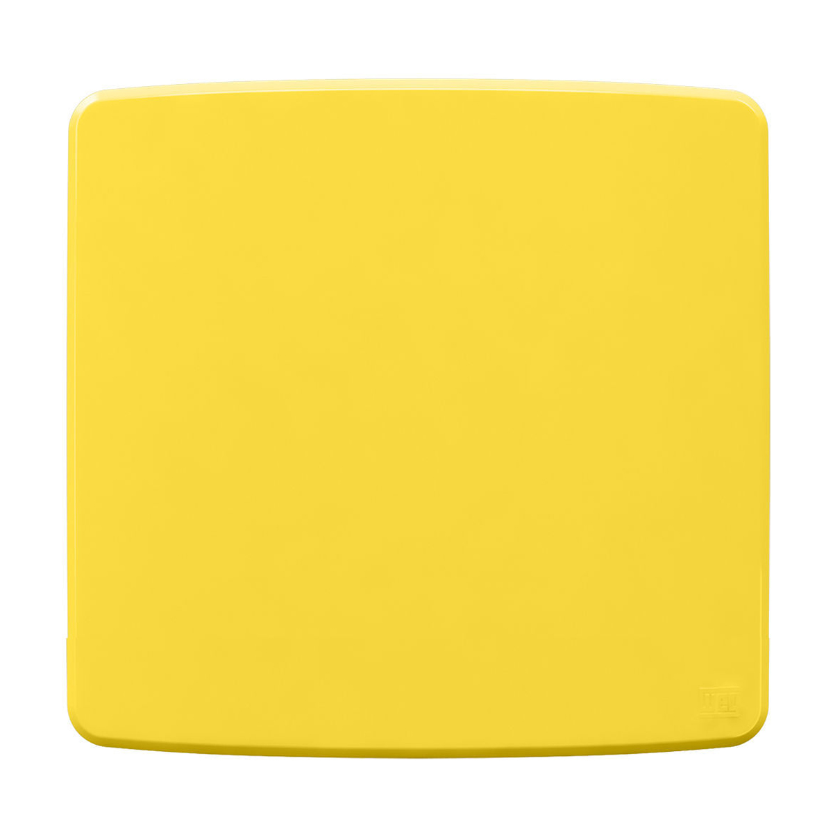 Placa Acabamento 4x4 Cega Amarelo Composé Plástico 13207648 Weg