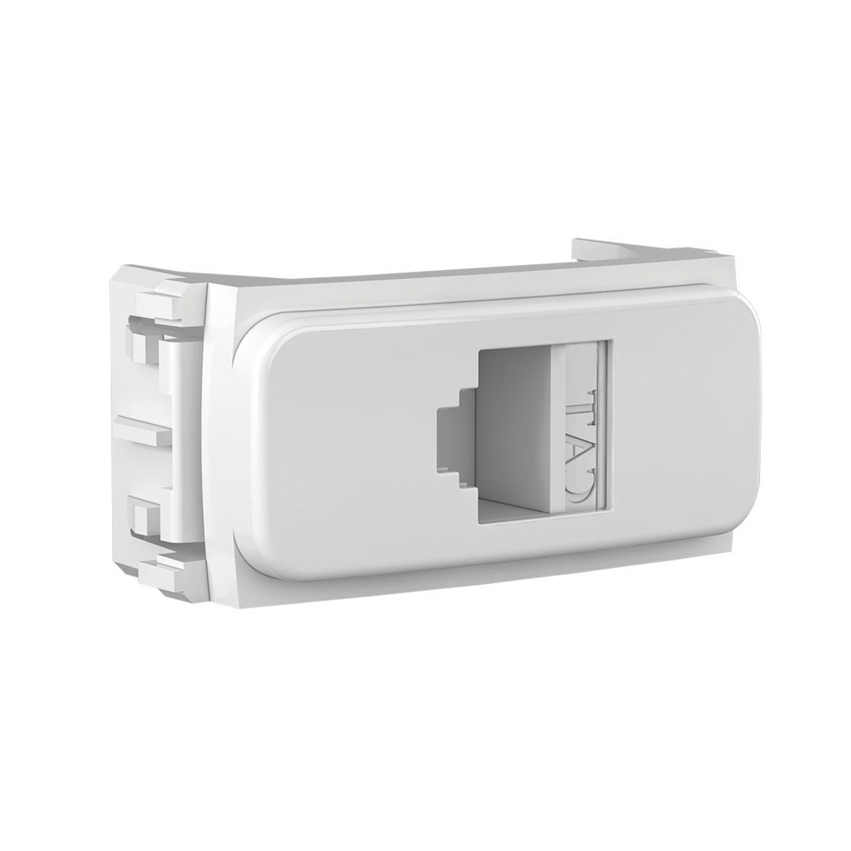 Módulo Tomada Rede RJ45 Cat5E Composé Branco - WEG