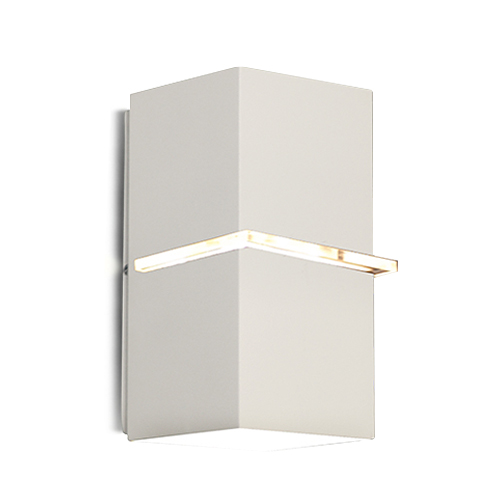 Luminária Arandela Quadrada Branco 40W G9 - Usina Design