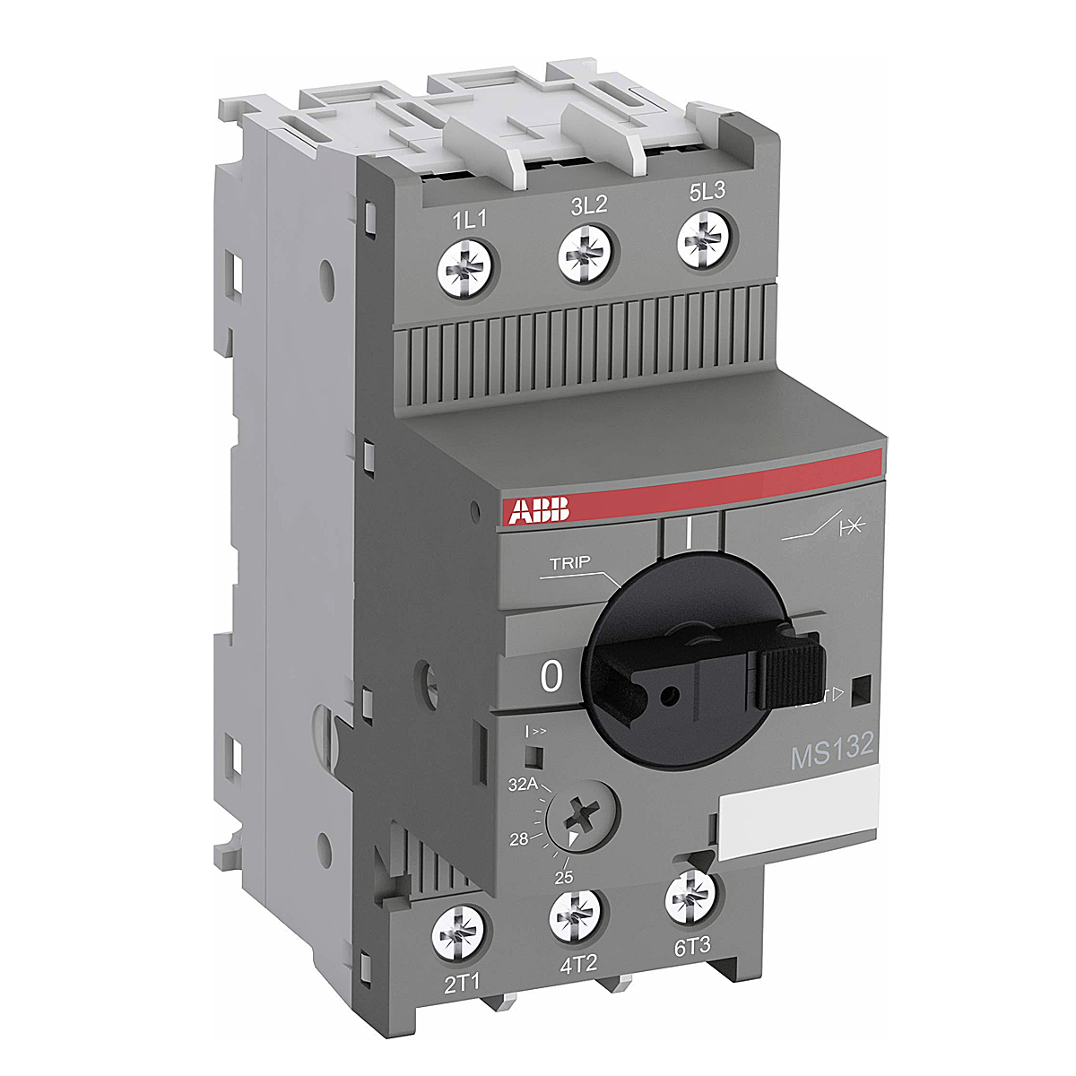 Disjuntor Motor Tripolar 0,4-0,63A 100Ka 400V MS132-0,63 - ABB
