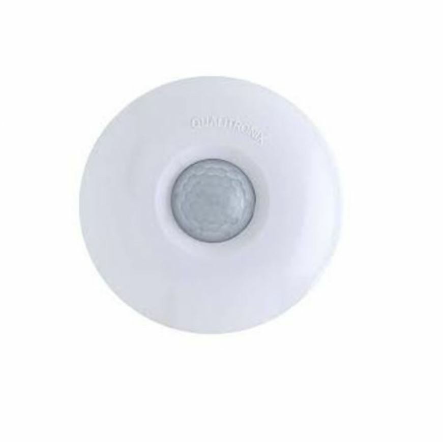 Sensor Presença Com Fotocélula Sobrepor/Embutir Teto Bivolt Alcance 7 Metros Branco - Qualitronix