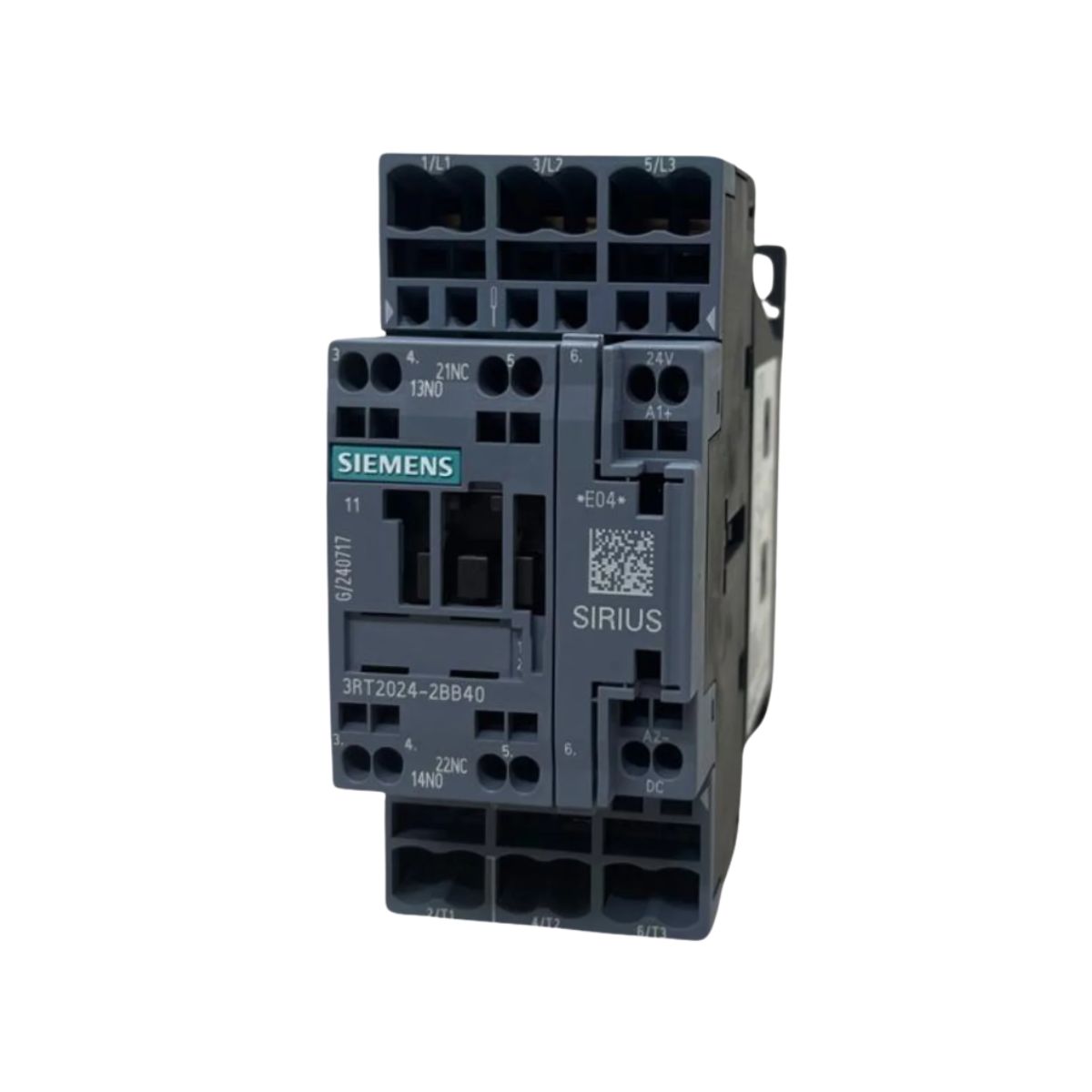 Contator Potencia Tripolar 12A 24Vcc 1Na+1Nf - Siemens