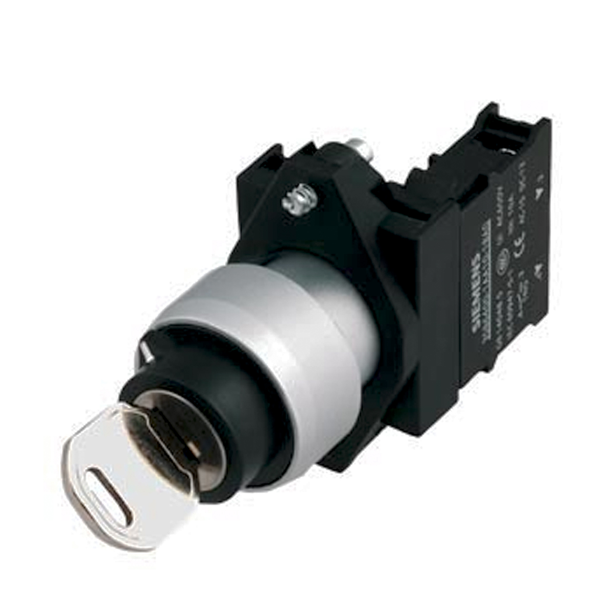 Comutador Chave 1Na 2 Posições Preto Com Retenção A7B10001214001 - Siemens