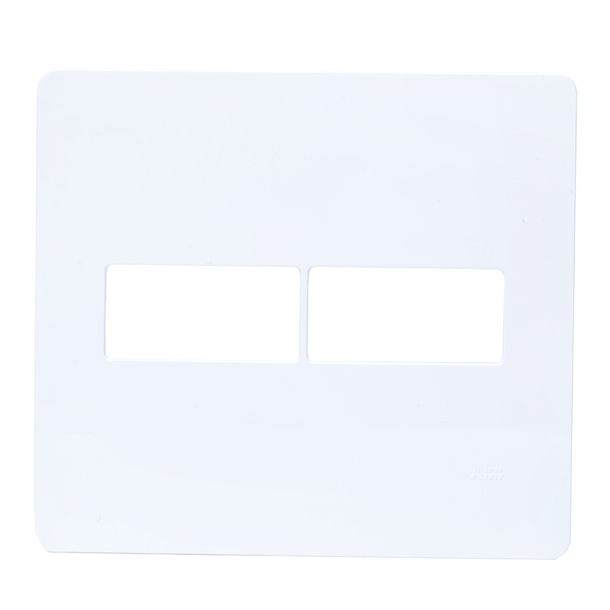 Placa Acabamento 2 Postos 4X4 Unno Branco - ABB