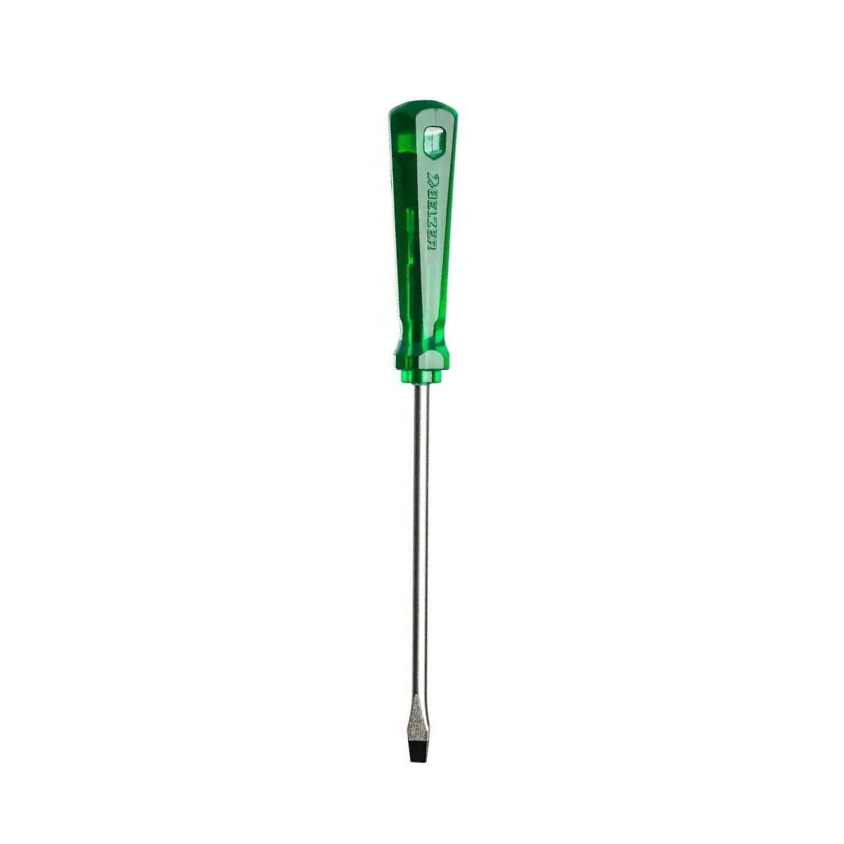 Chave Fenda Simples 5/16X6Pol (8X150Mm) Cabo Ergonom Verde - Belzer