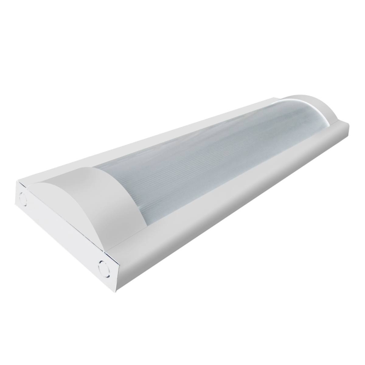 Luminária Tubular Led Sobrepor Retangular 2X9W G13 Bivolt 6500K Luz Branca - Ourolux