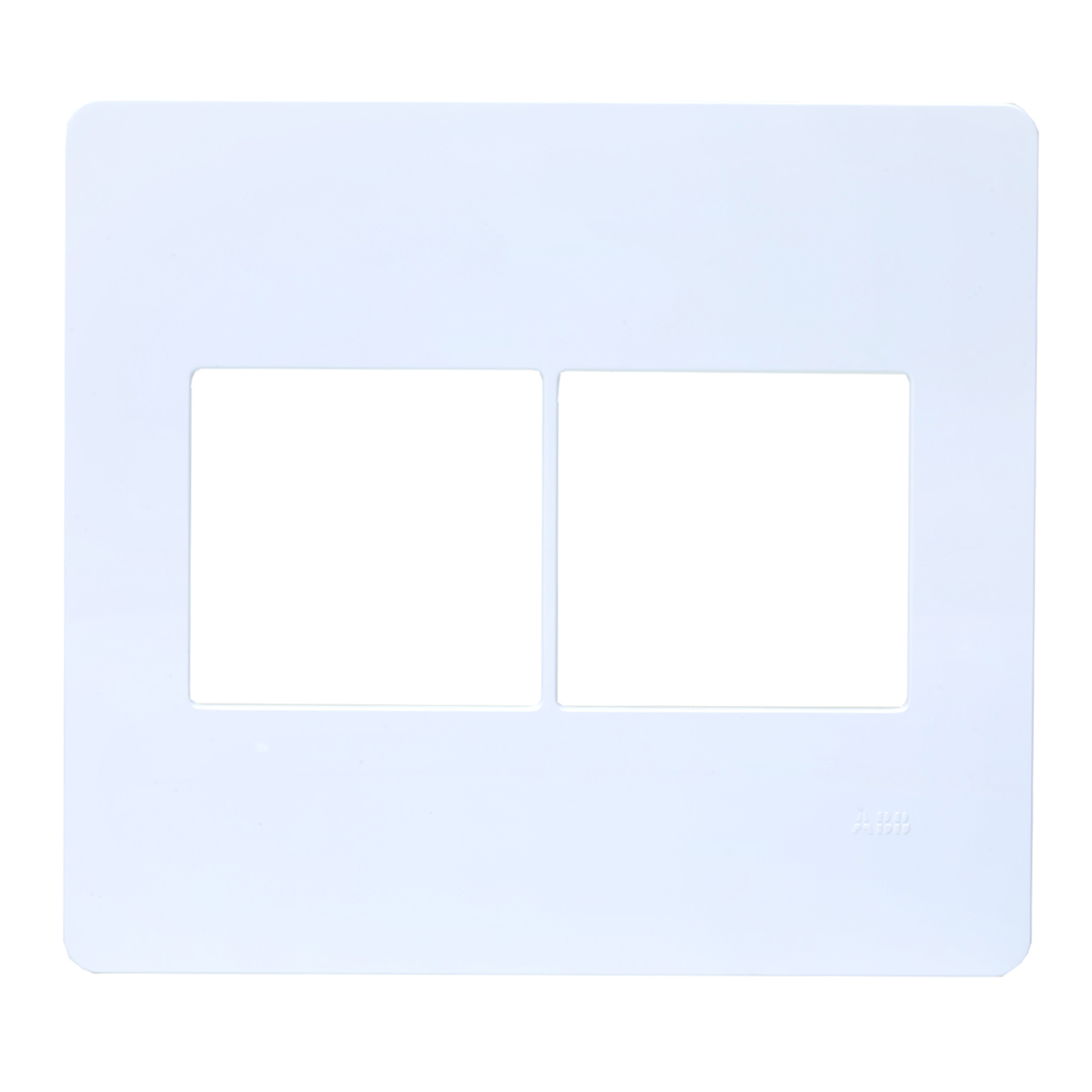 Placa Acabamento 4 Postos 4X4 Unno Branco - ABB