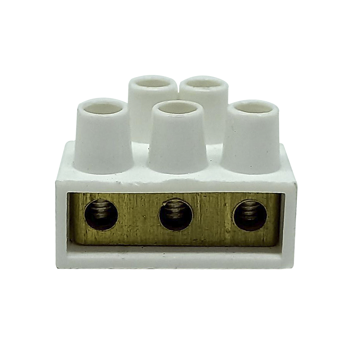 Conector Derivação Bder 6mm Com 1 Entrada 3 Saídas 50A - Blux