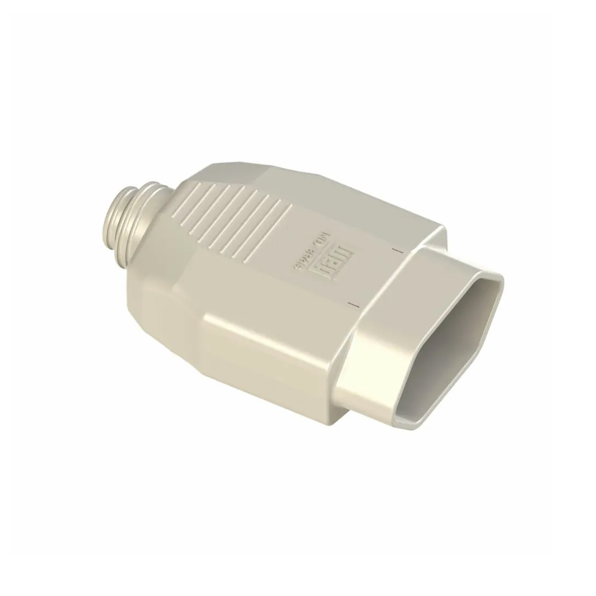 Plug Fêmea 10A 250V Branco Axial Com Prensa Cabo 13303215 - WEG