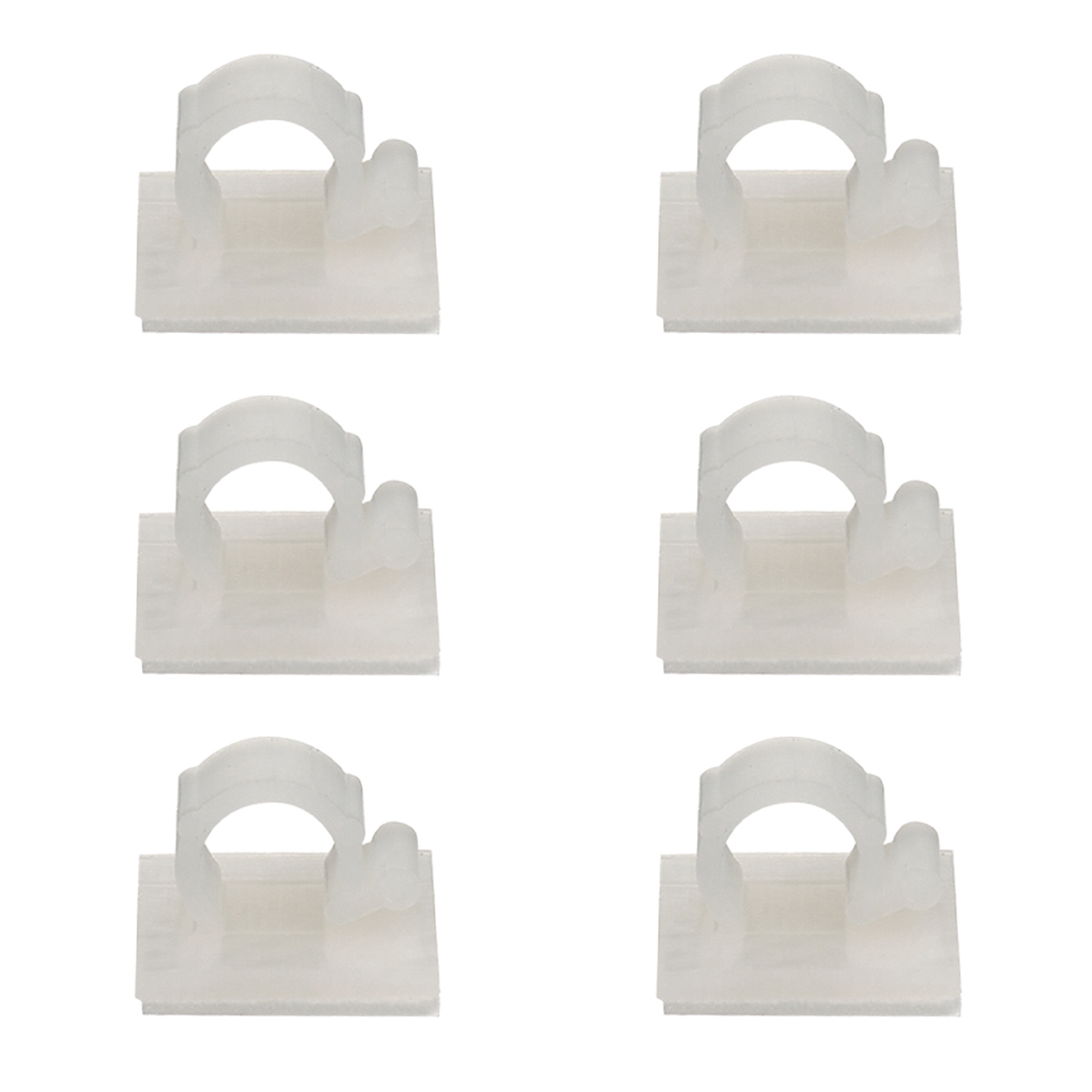 Clip Fixador Auto Adesivo Transparente 12,5mm Com 1000 Unidades - Hellermann