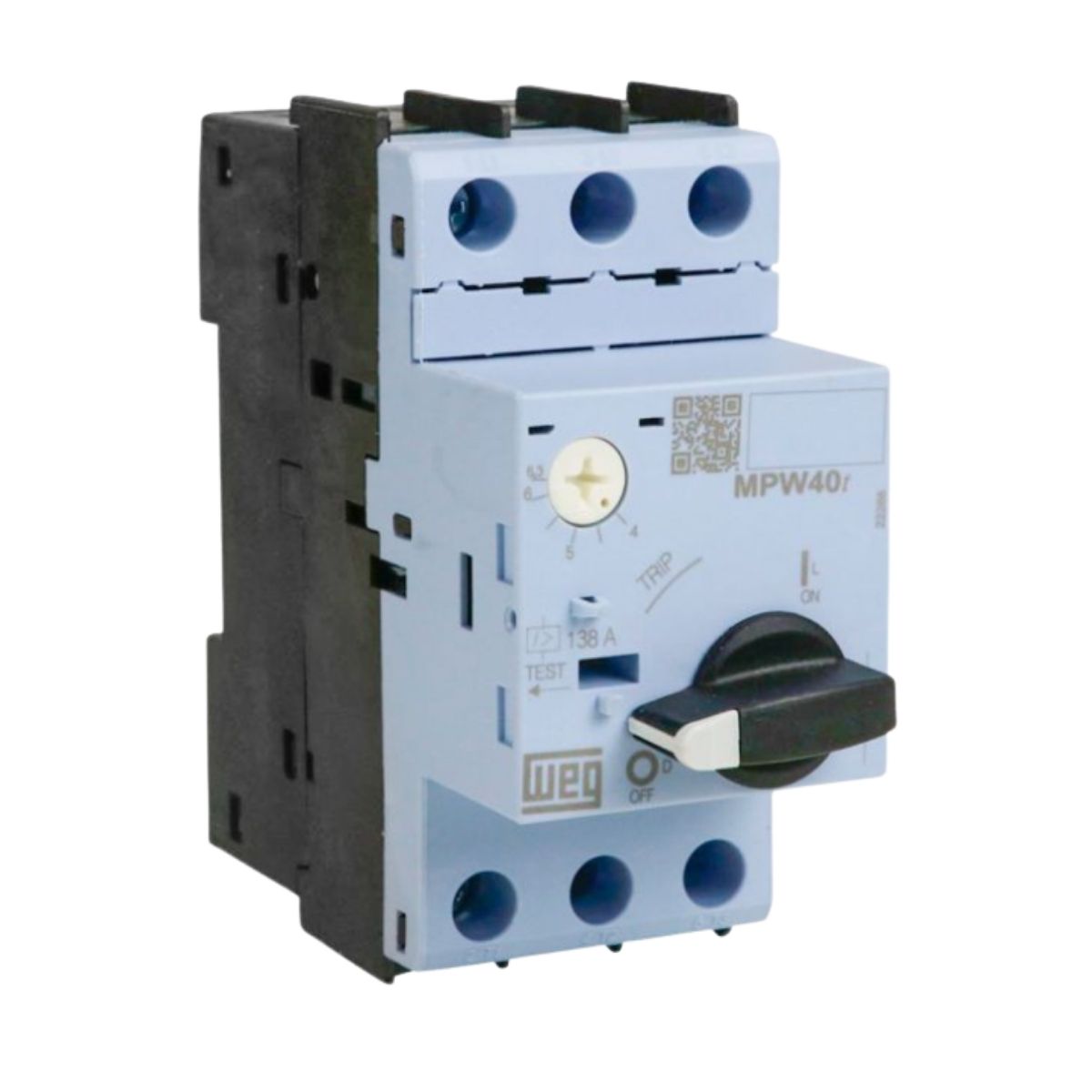 Disjuntor Motor Tripolar 6,3A 4-6,3A 3Cv 380/415V 100Ka 380/440V 50/60Hz - Weg