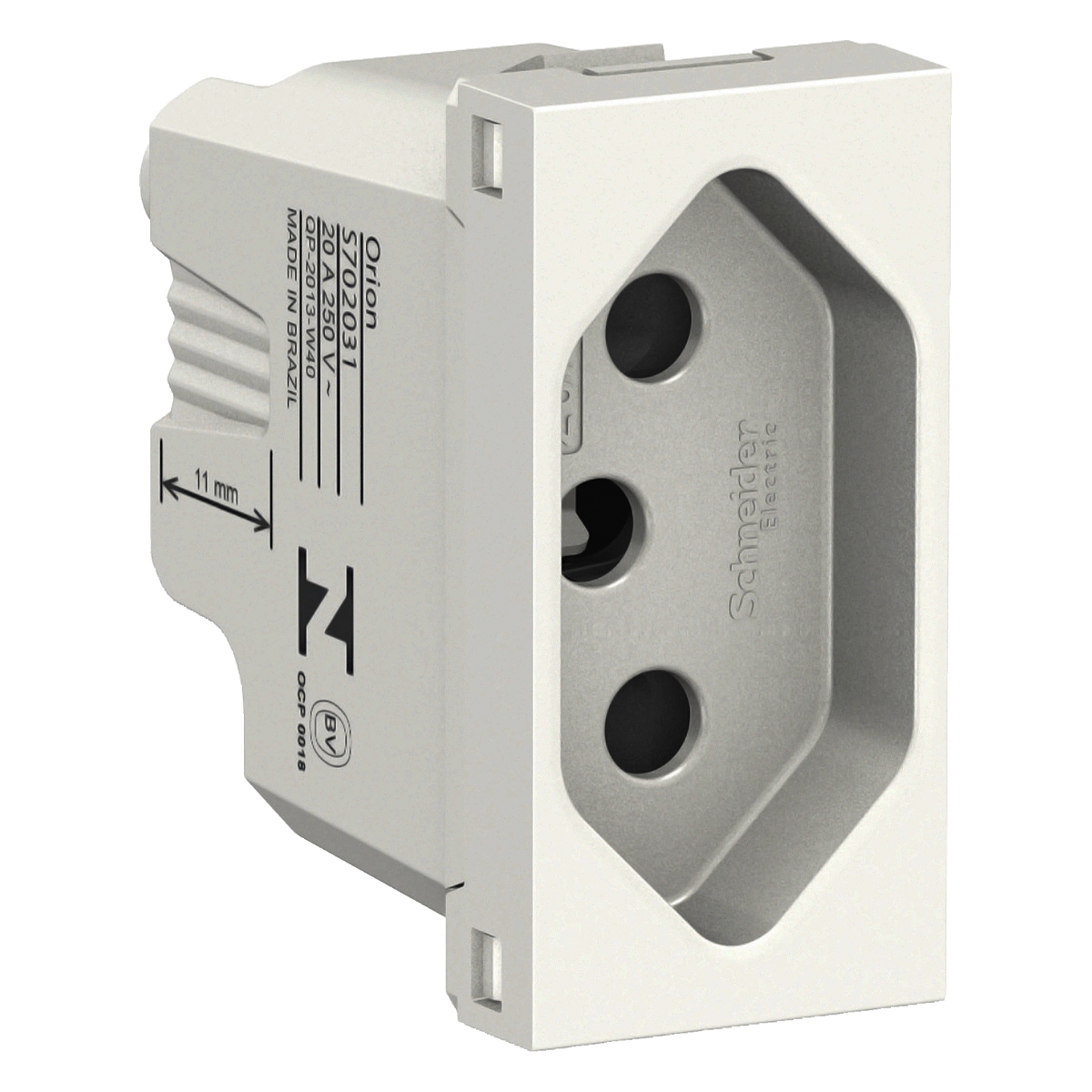 Módulo Tomada 20A Orion Branco - Schneider Electric