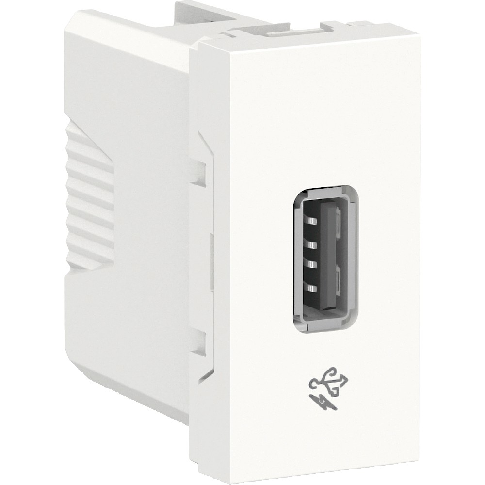 Módulo Tomada Carregador Entrada Usb 1A Bivolt Orion Branco - Schneider Electric