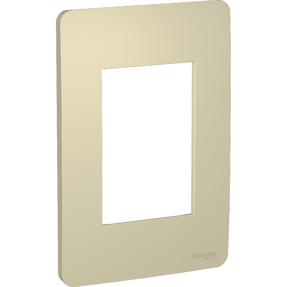 Placa Acabamento 3 Postos Horizontal 4X2 Orion Horizon Gold - Schneider Electric
