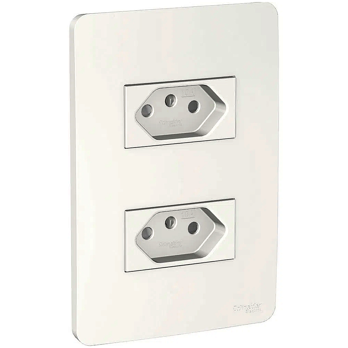 Conjunto 2 Tomada Distanciados 10A 4X2 Orion Branco - Schneider Electric