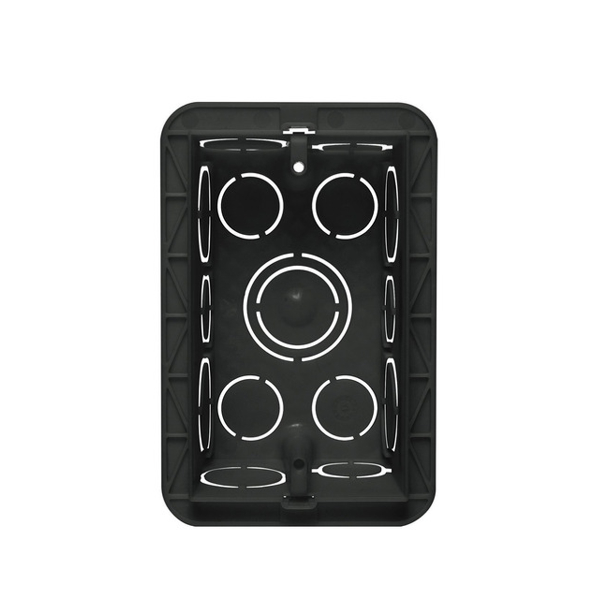 Caixa Embutir Para Alvenaria 4X2 Preto - Pial