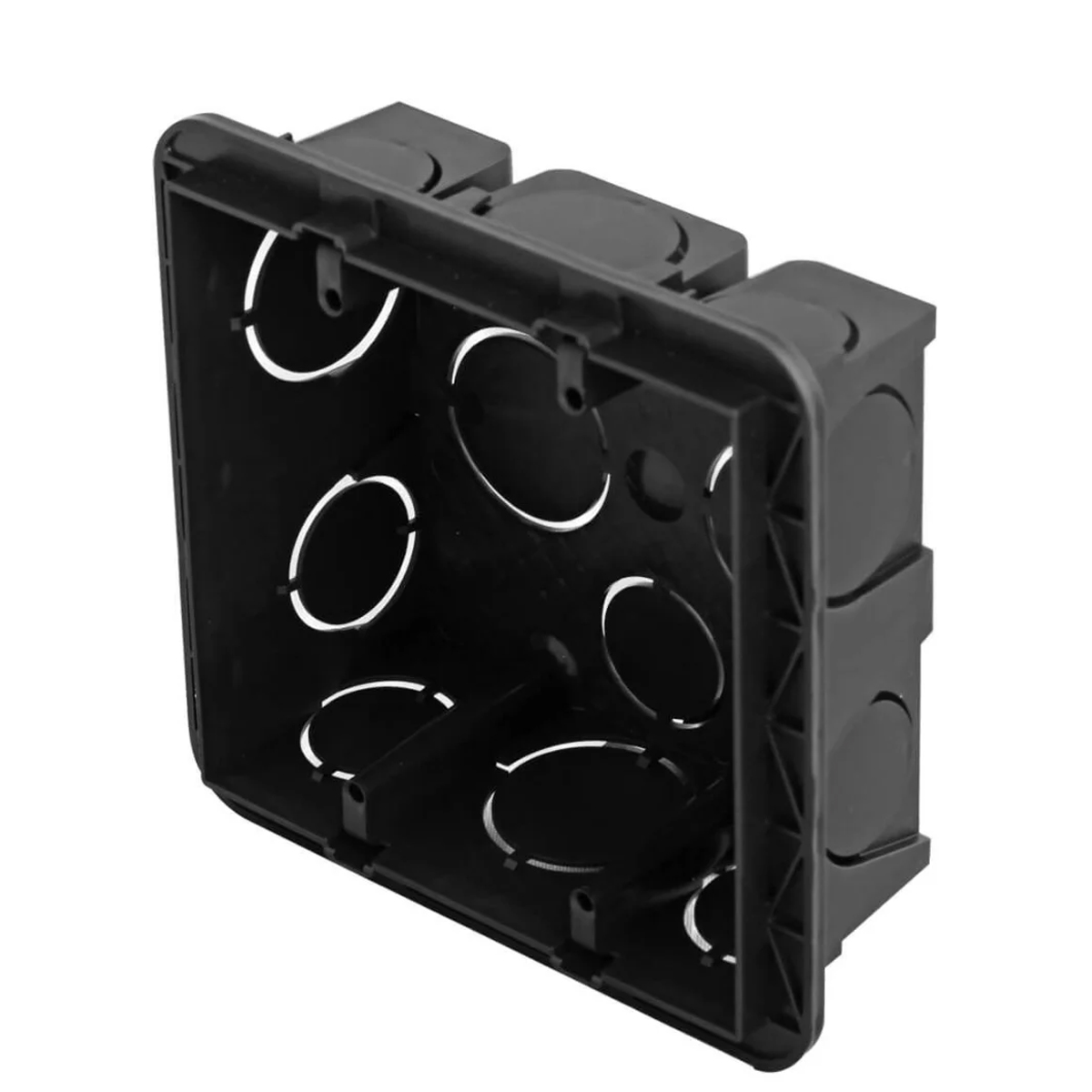 Caixa Embutir Para Alvenaria 4X4 Preto - Pial