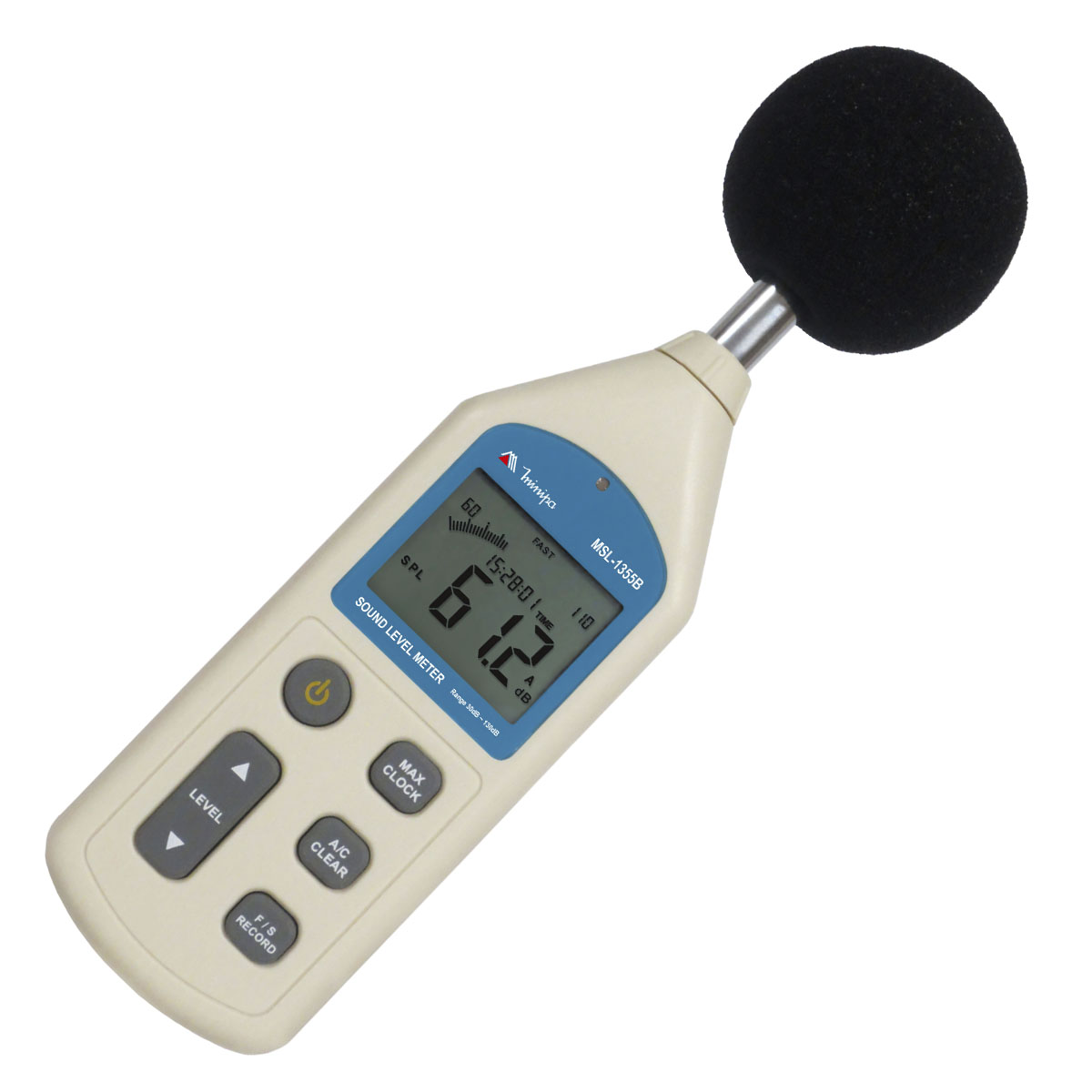 Decibelímetro Digital Msl-1355B Interface Data Logger Usb - Minipa