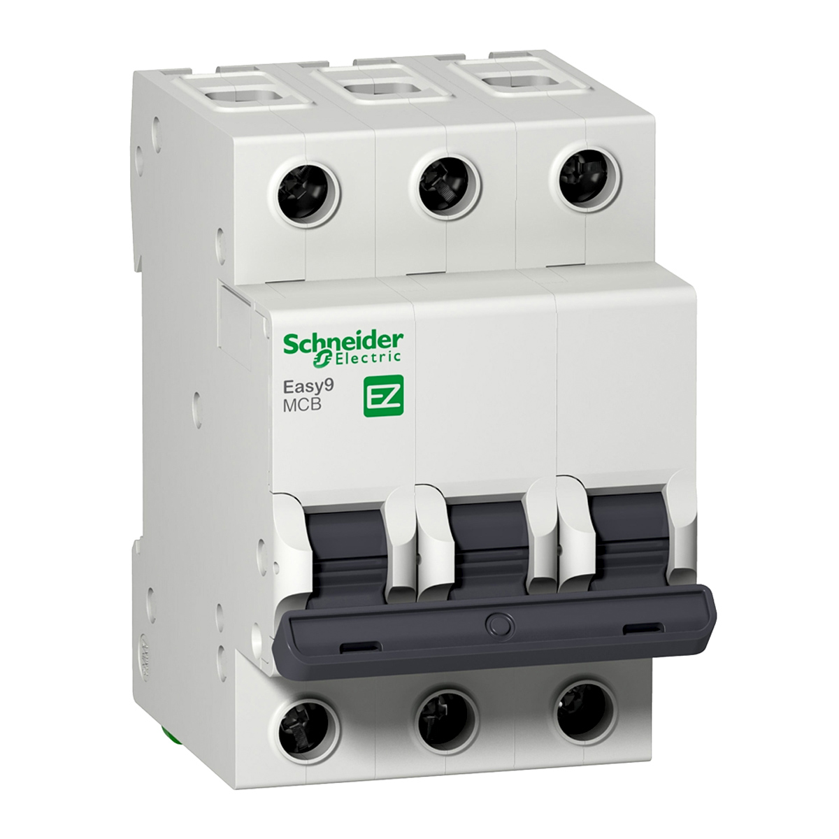 Disjuntor Mini Din 3P 2A 230/400V Curva C 3Ka Easy9 EZ9F33302 - Schneider Electric