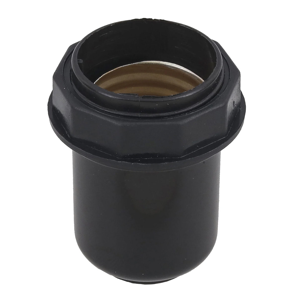 Soquete Para Abajur Coluna Pedestal Arruela E27 2A 250V Preto - Marcai