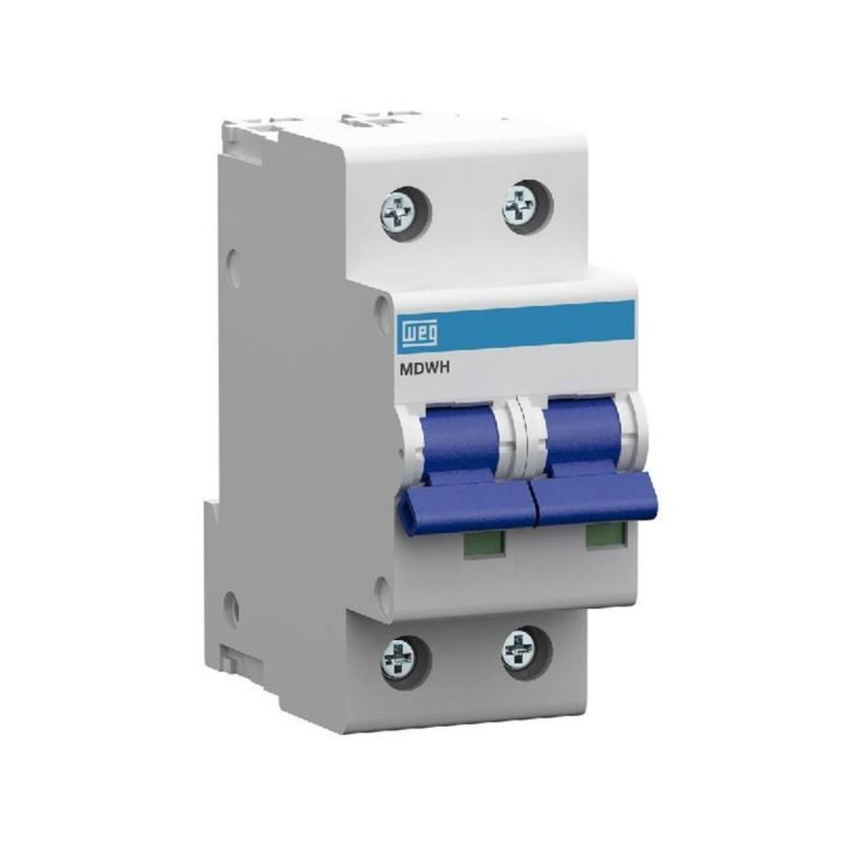 Disjuntor Mini Din Bipolar 20A Curva C 10Ka 230/400V - Weg