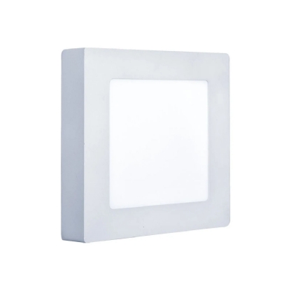 Luminária Plafon Led Sobrepor Quadrado Bivolt 12W 900Lm 3000K Luz Amarela - Sylvania/Ol