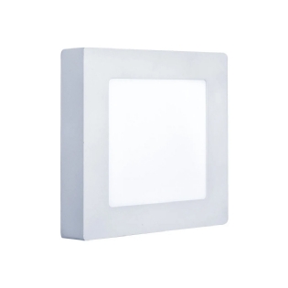 Luminária Plafon Led Sobrepor Quadrado Bivolt 12W 900Lm 3000K Luz Amarela - Sylvania/Ol