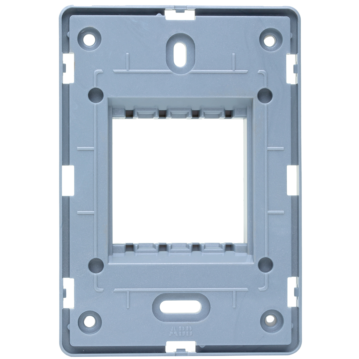 Suporte 1 Posto Vertical 4X2 Unno Prata - ABB