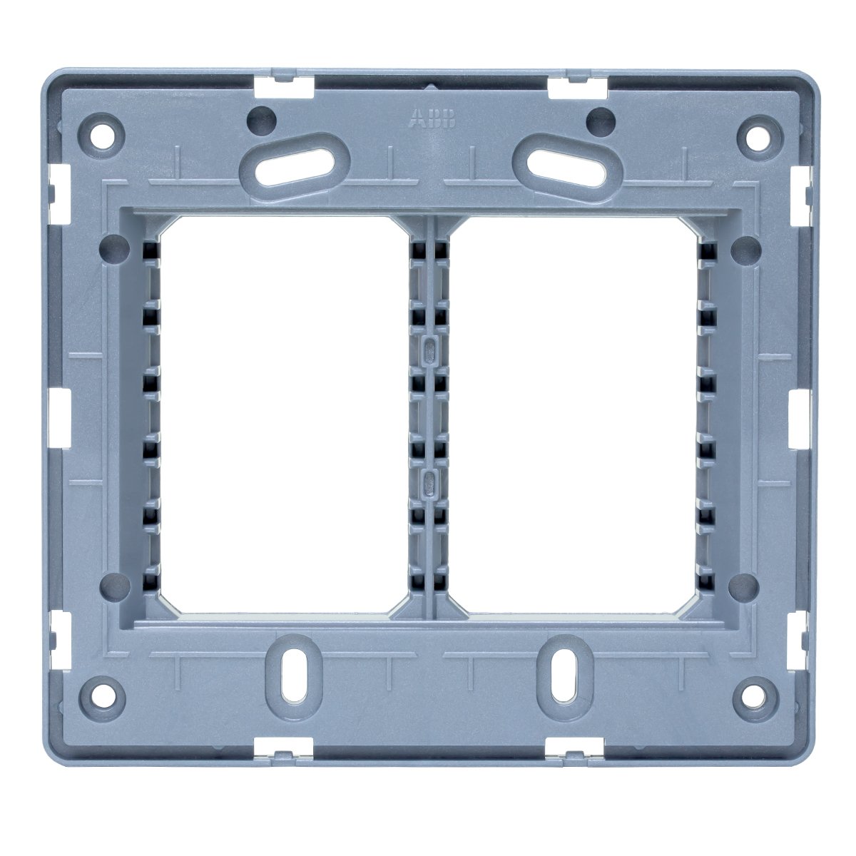 Suporte Horizontal 4X4 Unno Prata - ABB