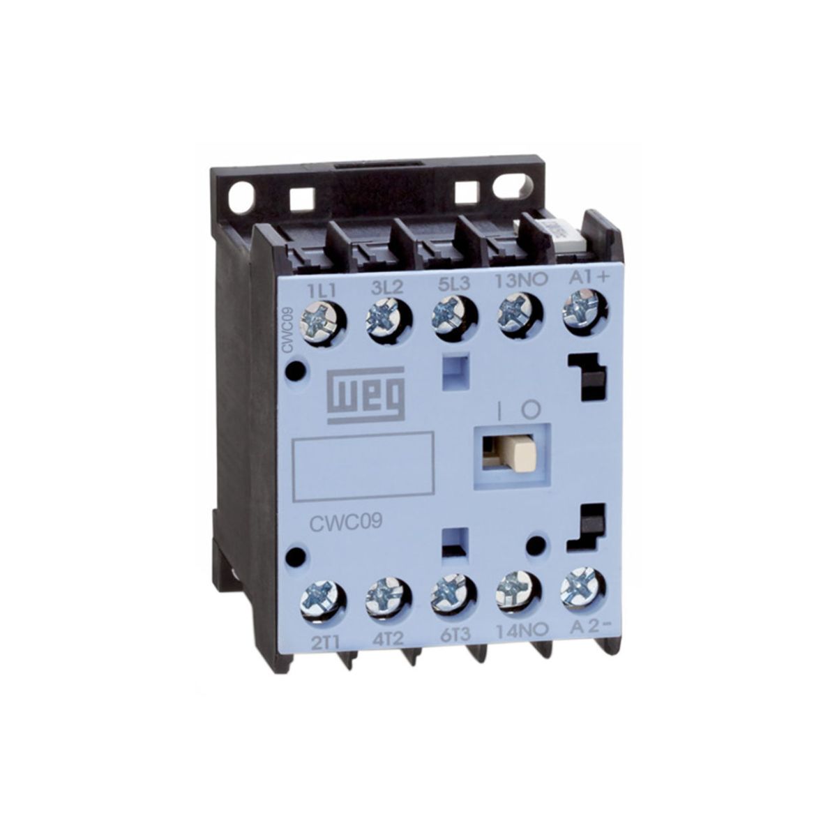 Contator Mini Potencia Tripolar 9A 24Vcc 1Nf - Weg