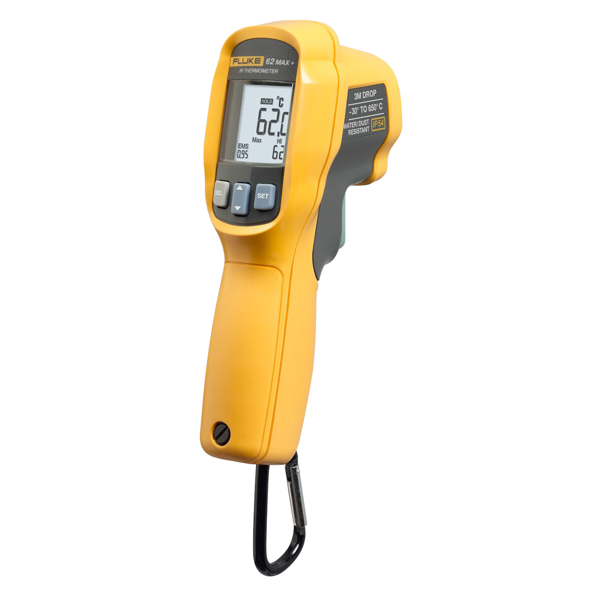 Termômetro Infravermelho 32A 650G Ip54 Emissão Ajustável - Fluke