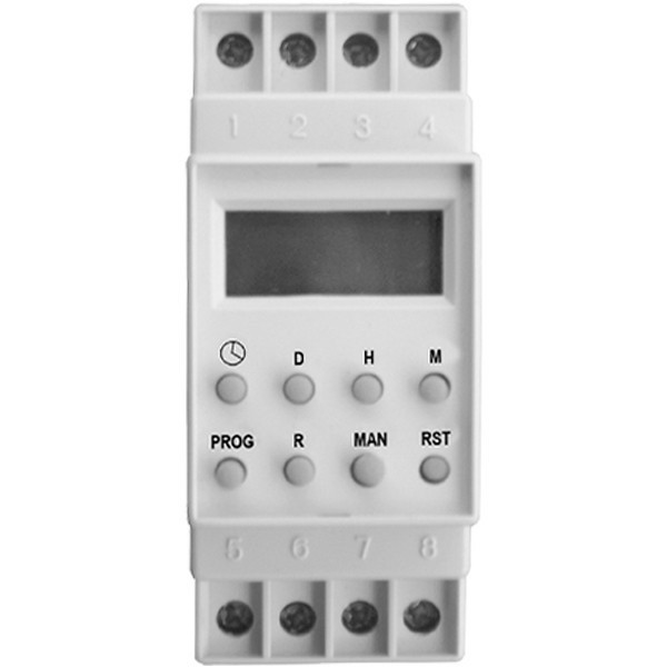 Timer Temporizador Digital 220V Trilho Din Ate 56 Programas - Dni