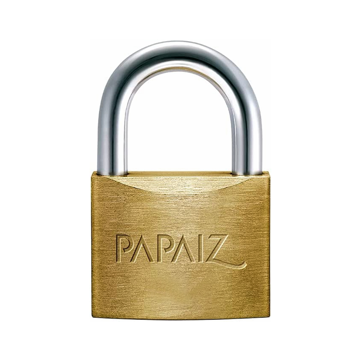 Cadeado Latão Com Chave 35mm Haste Curta - Papaiz