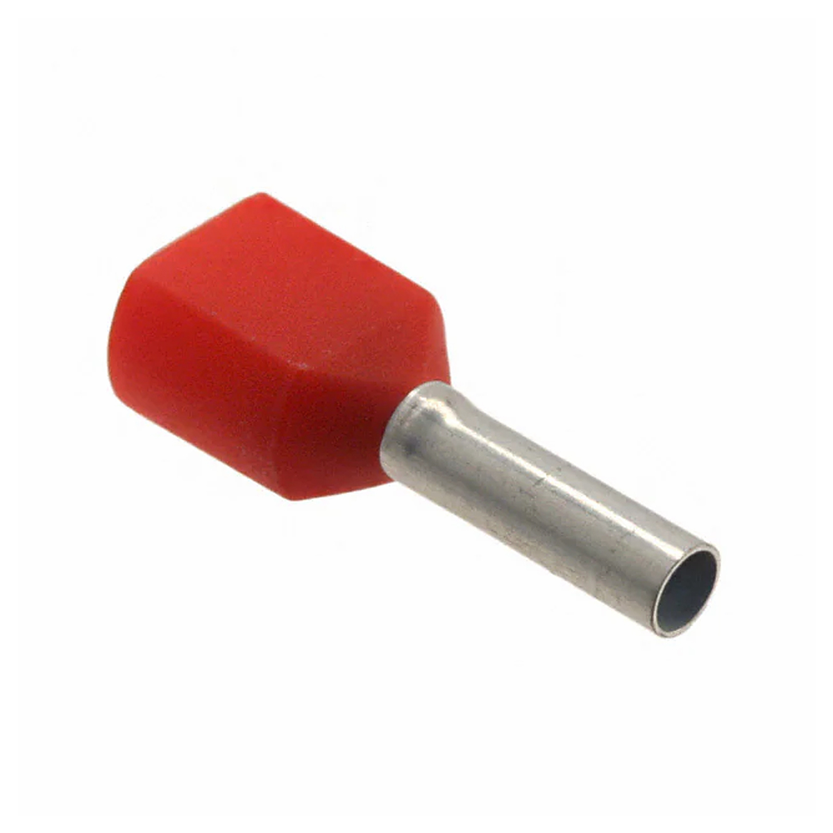 Terminal Tubular Ilhos Duplo 1,00mm Pré-Isolado Vermelho 100 Unidades - Phoenix