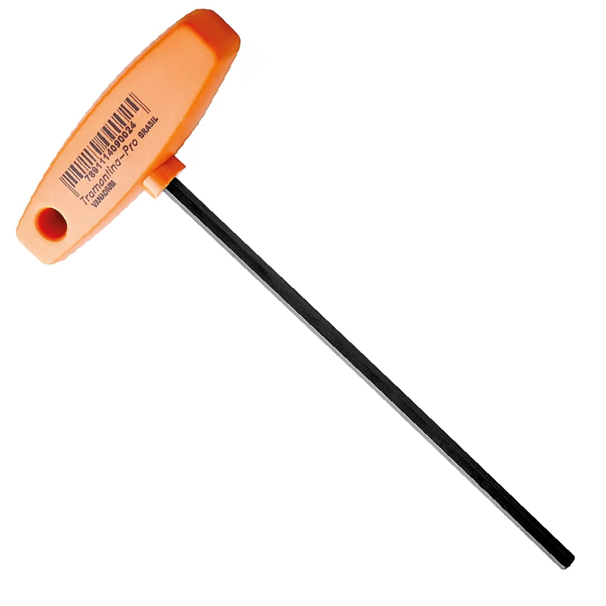 Chave Hexagonal Allen 8x200Mm Cabo T Laranja Aço Temperado Cromado - Tramontina