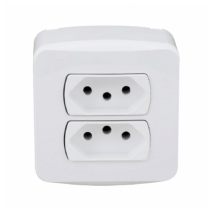 Caixa Sobrepor Com 2 Tomadas 10A Dxmlz - Schneider Electric