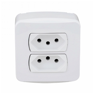 Caixa Sobrepor Com 2 Tomadas 10A Dxmlz - Schneider Electric