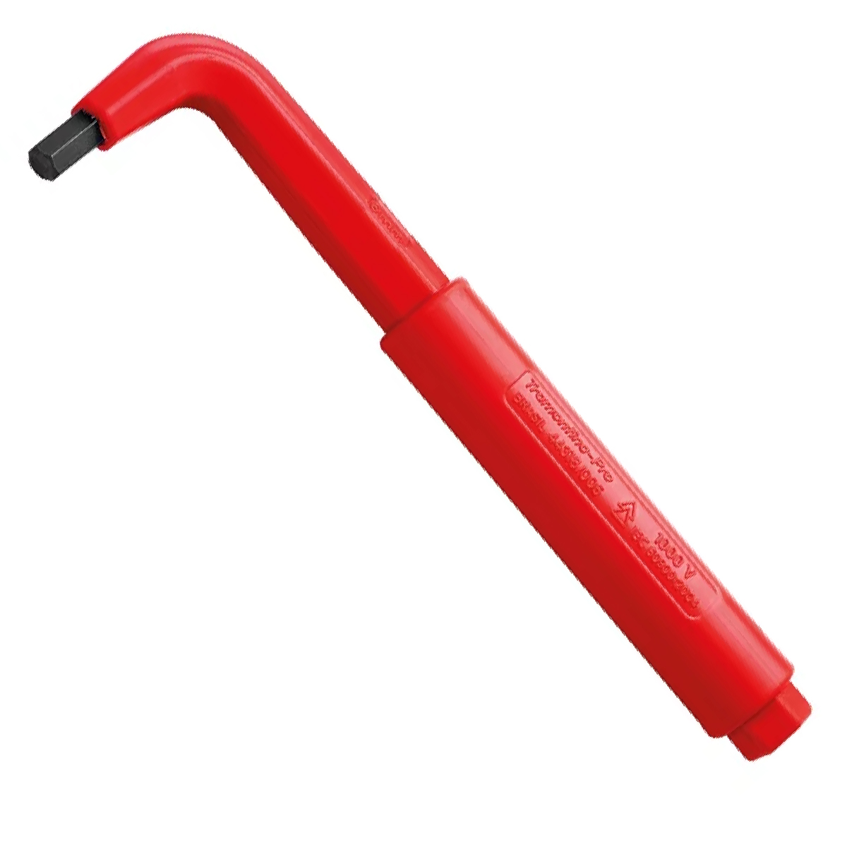 Chave Hexagonal Allen Tipo L Isolada 1000V 6Mm Vermelho Aço Cromo Vanadium - Tramontina